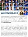CONTINÚA ESCARNIO CONTRA PERSONAS PRESAS POLÍTICAS